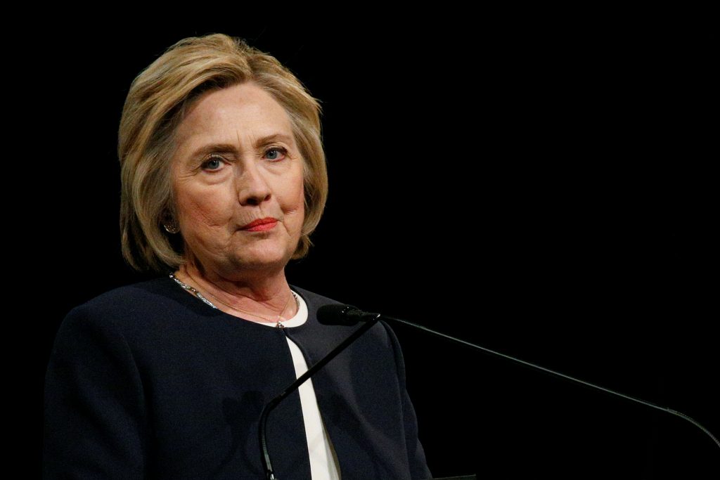 U.S. Democratic presidential candidate Hillary Clinton speaks at the Eagle Academy Foundations annual fundraising breakfast in New York City