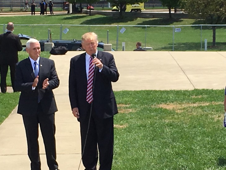 How 'Troublemakers' Infiltrated Trump's Speech at the Detroit Economic Club