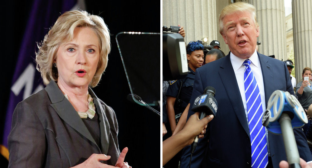 Clinton Leading Over Trump by 9 Percent- Poll                AFP 2016