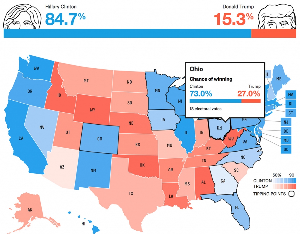 Clinton Beating Trump in Ohio in Latest Quinnipiac Poll