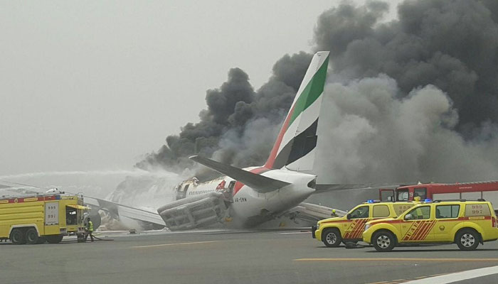 Emirates Airline crash landing What was happening inside the plane Watch video to know