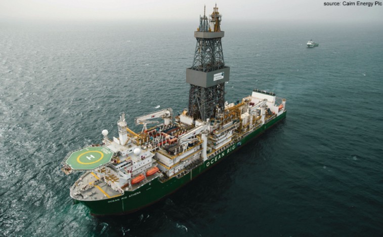 Cairn Energy drill ship offshore Senegal