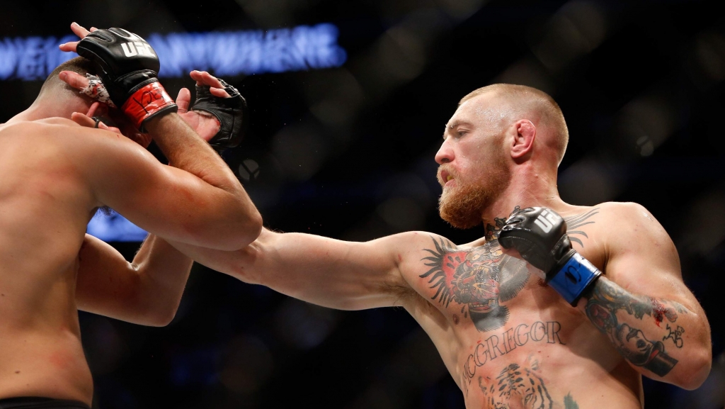 Conor Mc Gregor beat Nate Diaz in a majority decision at UFC 202