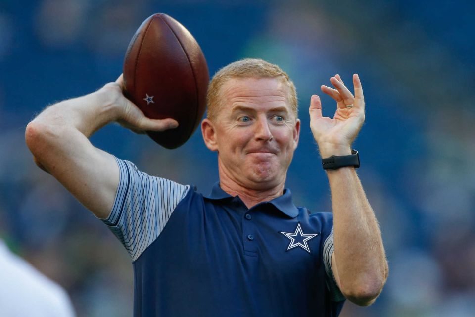 Head coach Jason Garrett of the Dallas Cowboys