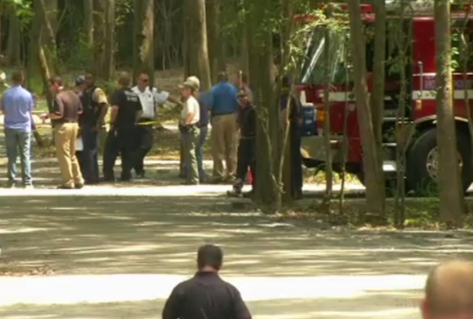 Crews investigate a small plane crash in the area of Tuscaloosa Ala. Sunday. The plane was flying in from Kissimmee