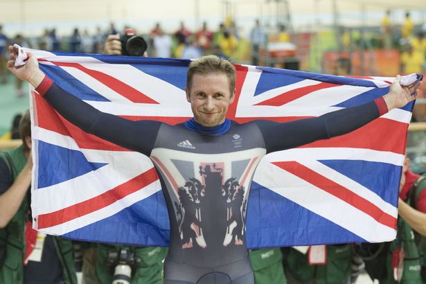 Jason Kenny wins gold in the Men's Keirin