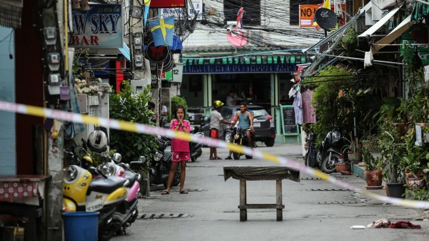 The site of the earliest blasts in Hua Hin