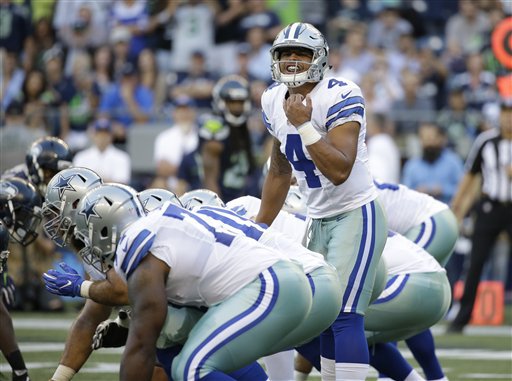 Dak Prescott who grew up a Dallas Cowboys fan is in line to be the opening day starter