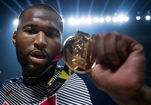 DeMarcus Cousins won his first career gold medal Sunday in the Rio Olympics