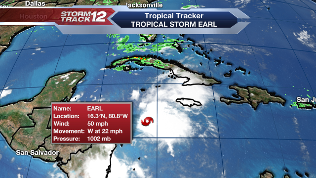 Tropical Storm Earl info