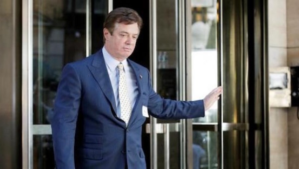 Paul Manafort senior advisor to Republican U.S. presidential candidate Donald Trump exits following a meeting of Donald Trump