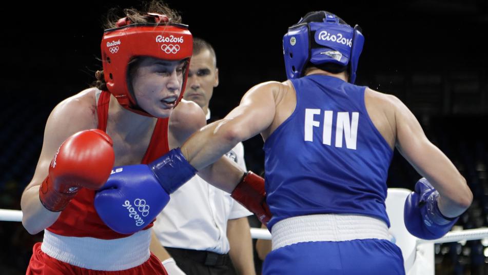 Katie Taylor's defence of Olympic title falls at first hurdle after losing to Mira Potkonen