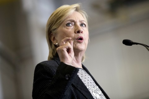 Minor Protest Erupts During Hillary Clinton's Speech