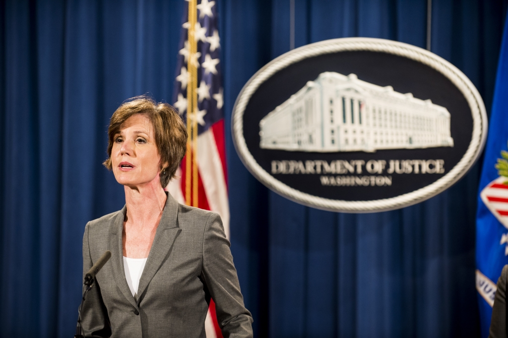 Deputy U.S. Attorney General Sally Yates