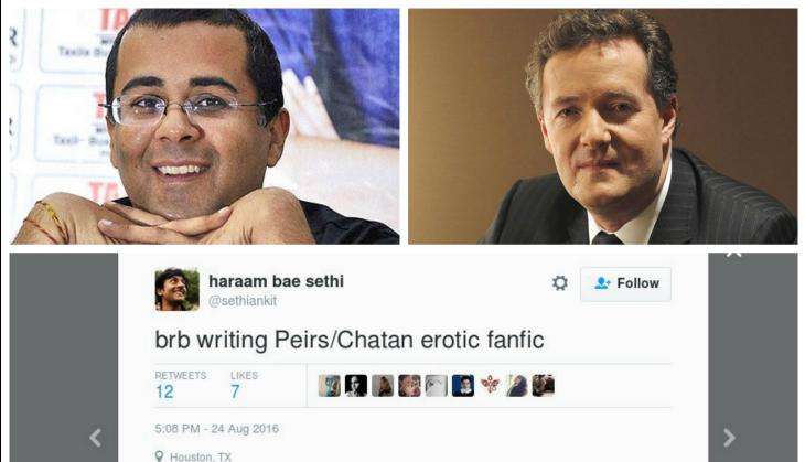 Chetan Bhagat Piers Morgan