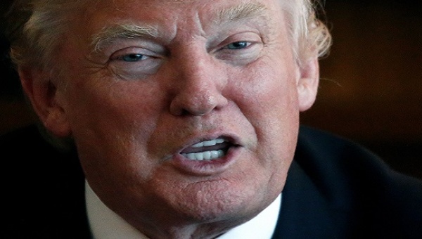 Republican presidential nominee Donald Trump speaks during a'Hispanic Small Business Leaders round table meeting at the Trump Hotel in Las Vegas Nevada U.S