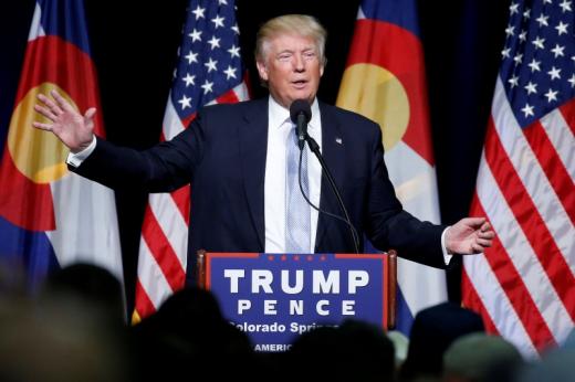 Donald Trump in Colorado Springs Reuters