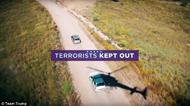 Donald Trump released his first television ad of the general election on Friday and it features cops border agents and military helicopters