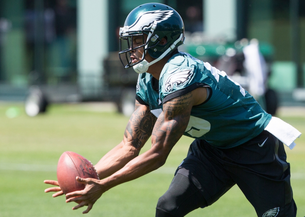 Jun 9 2016 Philadelphia PA USA Philadelphia Eagles wide receiver Chris Givens catches a pass during mini camp at Nova Care Complex. Mandatory Credit Bill Streicher-USA TODAY Sports