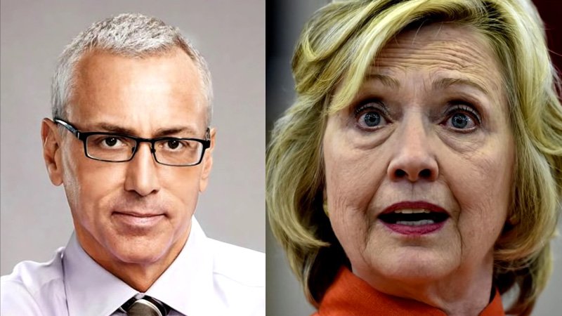 CNN Fires TV Doctor Drew Pinsky- with Hillary Clinton