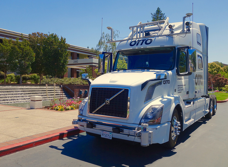 Otto autonomous driving truck