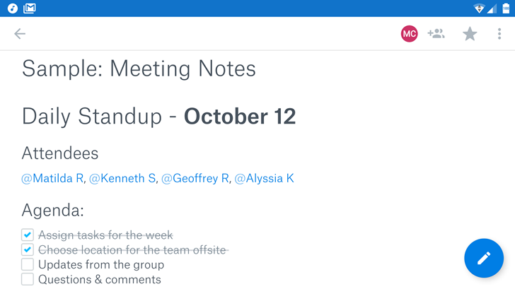 Dropbox's Paper App Arrives In Beta For iOS And Android