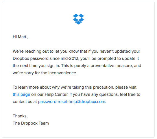 68 Million Dropbox User Accounts Breached by Hackers