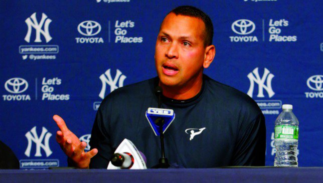 Dropping a bombshell Alex Rodriguez during shock press conference