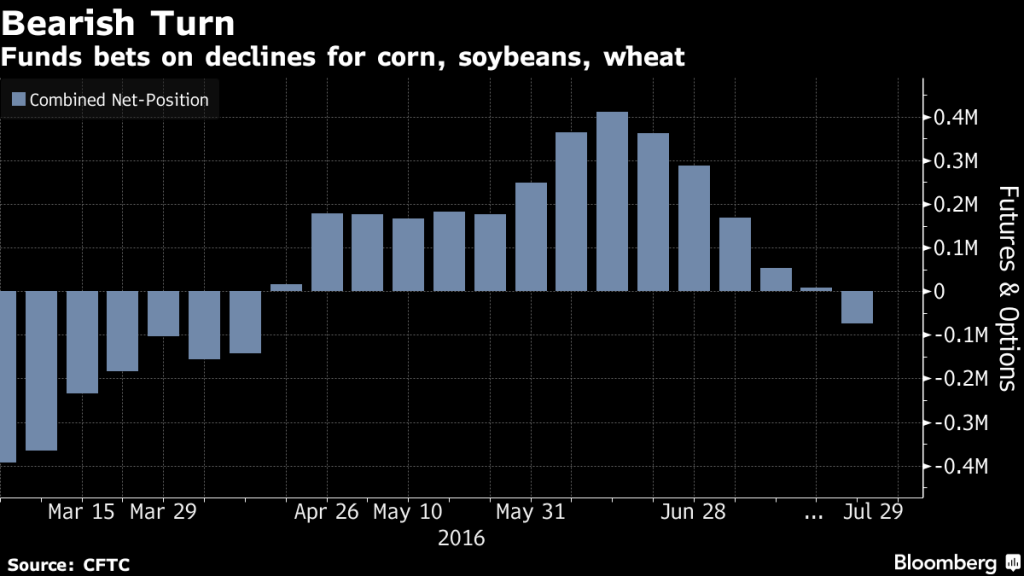 It's Not Easy Being Grains When Investors Bet on Price Demise