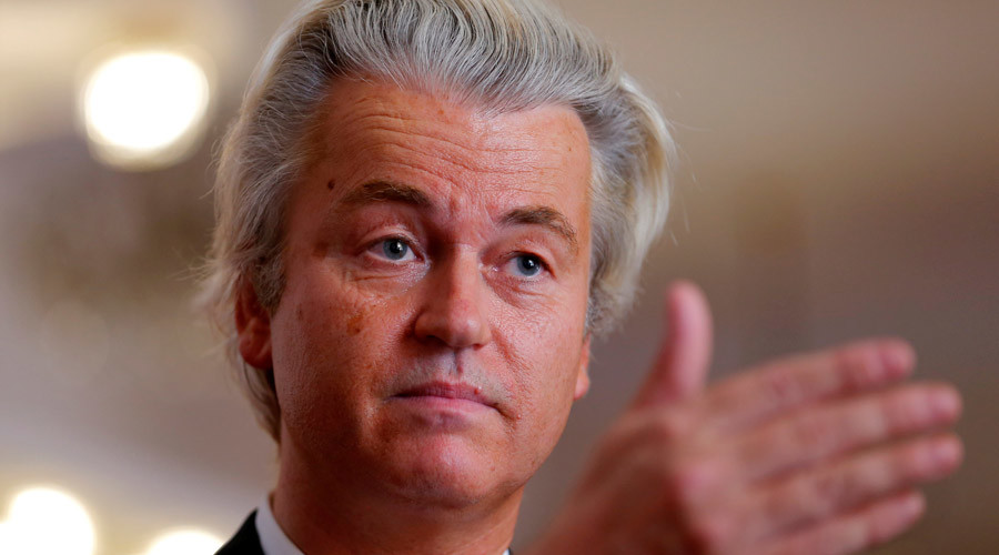 Dutch far-right Party for Freedom leader Geert Wilders