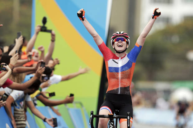 Dutch rider van der Breggen wins Olympic gold in road race