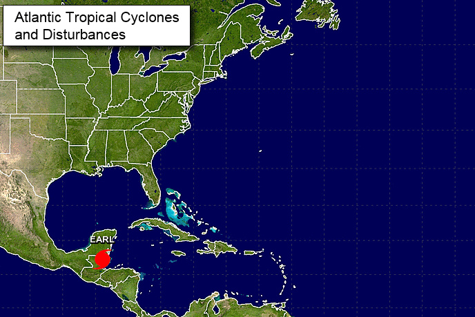 Hurricane Earl makes landfall