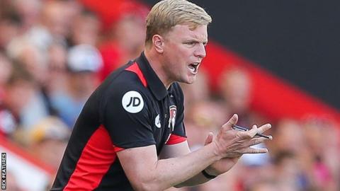 Bournemouth manager Eddie Howe