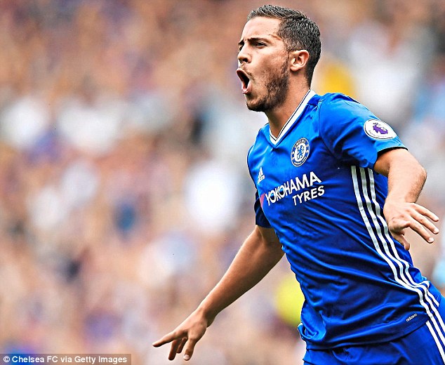 Eden Hazard scored as Chelsea comfortably beat Burnley 3-0 at Stamford Bridge