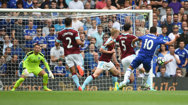 Eden Hazard scores Chelsea's opener