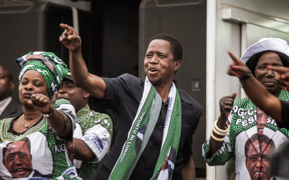 Edgar Lungu  AFP