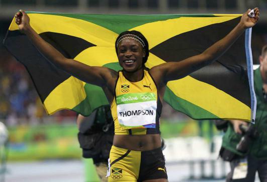 Elaine Thompson inherited the mantle of Olympic 100 metres champion from fellow Jamaican Shelly Ann Fraser-Pryce