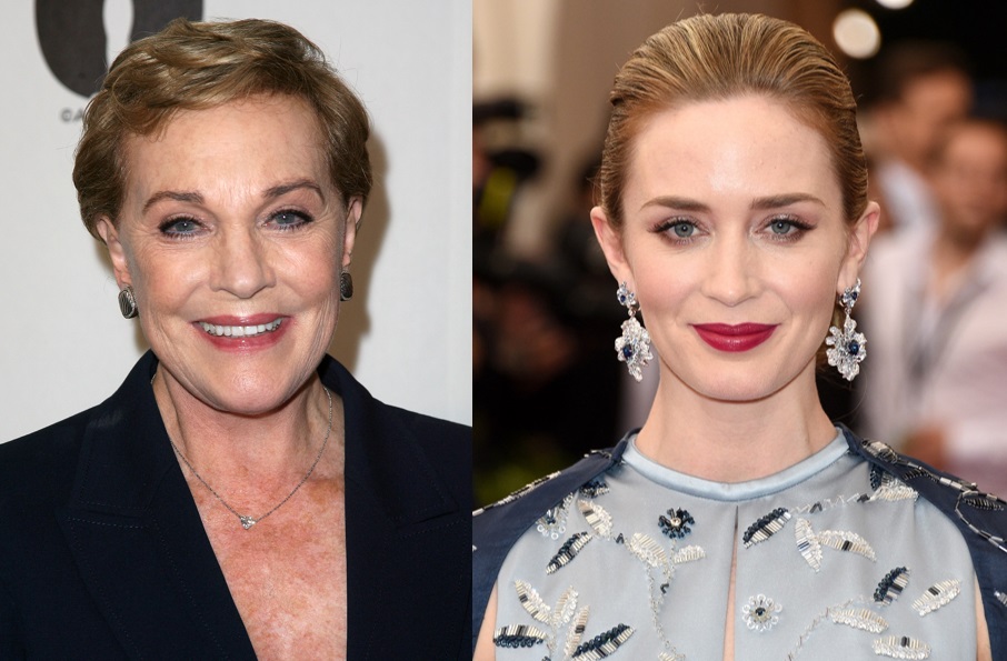 Julie Andrews and Emily Blunt