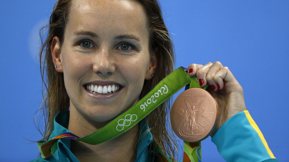 Emma Mc Keon has won the bronze medal in the 200m freestyle