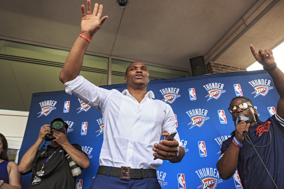 AP source: Thunder, Westbrook agree on 3-year deal