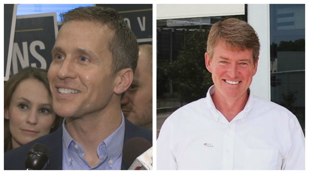 Eric Greitens and Chris Koster will be competing for Misosuri governor on the November ballot