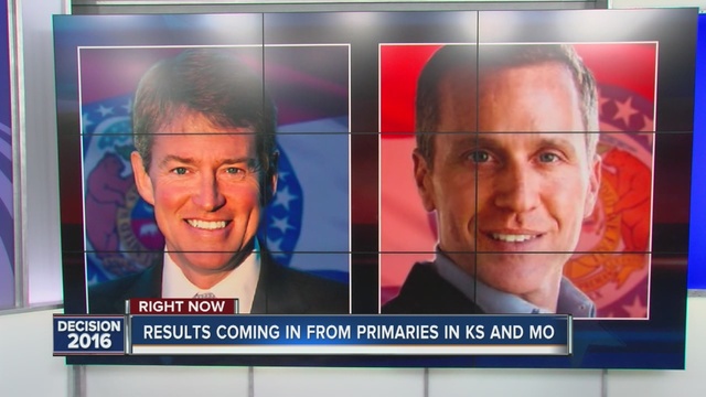 Eric Greitens won the Republican primary for Missouri governor. On the Democratic side current Attorney General Chris Koster won the primary.                      KSHB