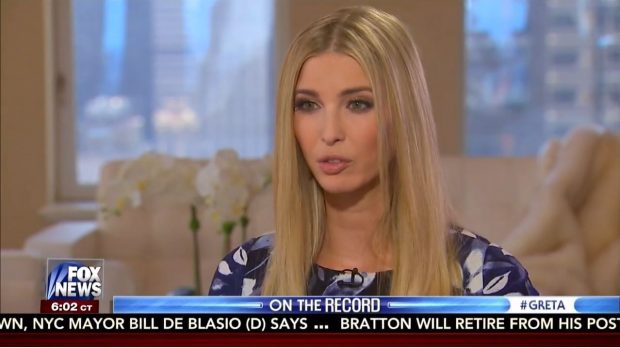 Ivanka Trump Screen Grab Fox News