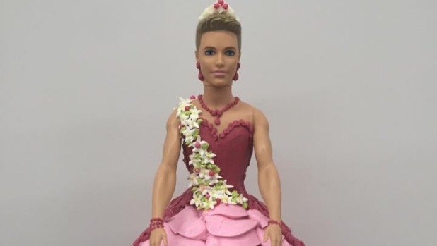 The'Ken Doll Cake from Freeport Bakery in Sacramento California that caused outrage on social media