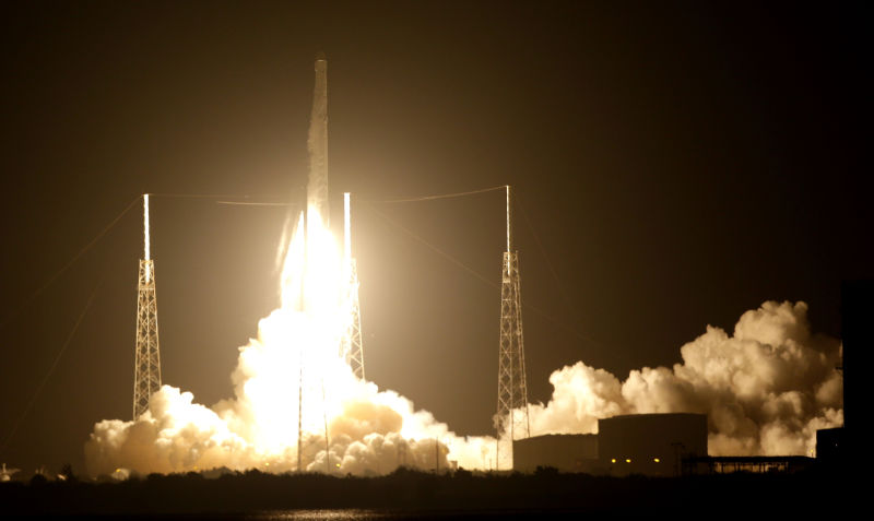 Falcon 9 at the launch on July 18