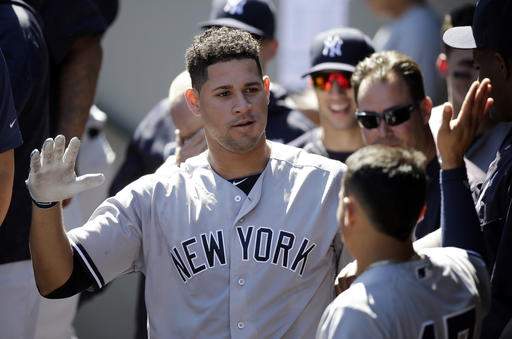 Gary Sanchez Sets Yankees Mark With Eighth Home Run