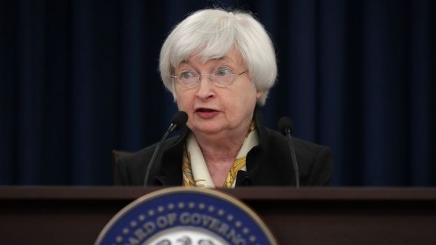 Federal Reserve chair Janet Yellen