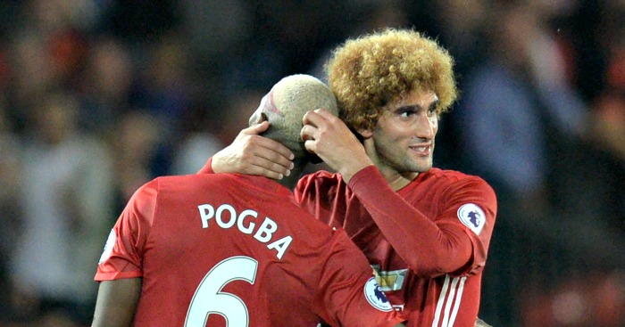 Paul Pogba Marouane Fellaini Football365