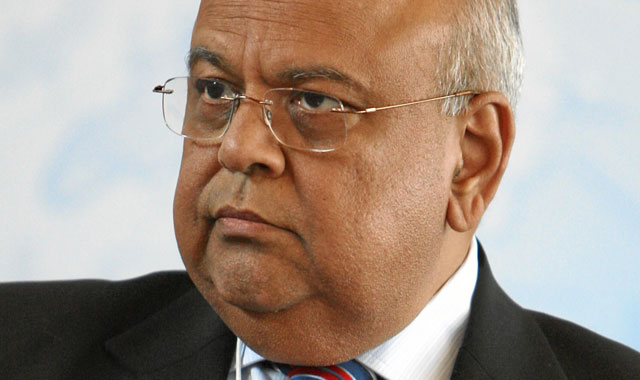 Finance minister Pravin Gordhan