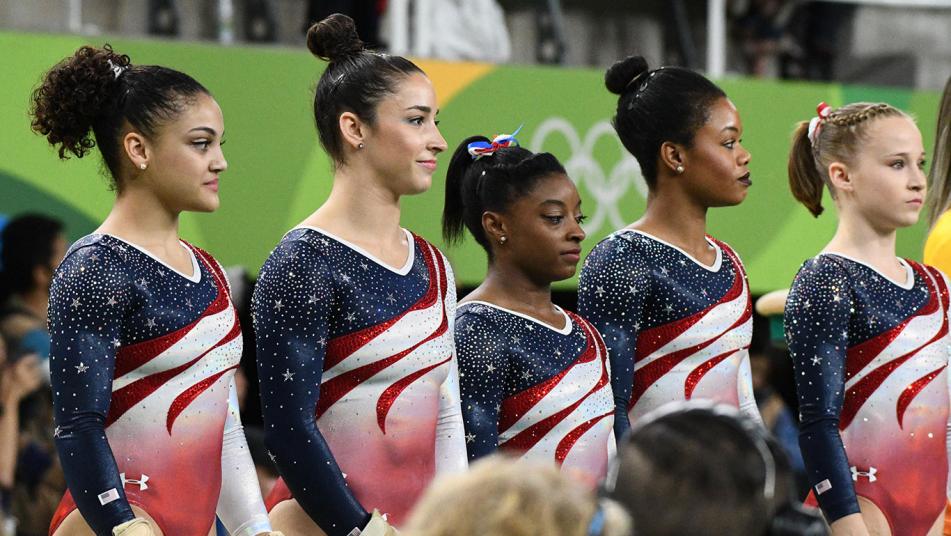 Final Five gymnastics team at Rio olympics